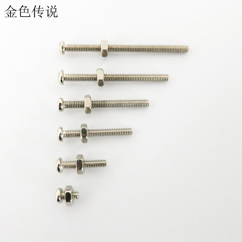 Ốc dài 2023, bộ 10 ốc vít, m2, cường độ cao nhỏ, m, bu lông, loại ốc