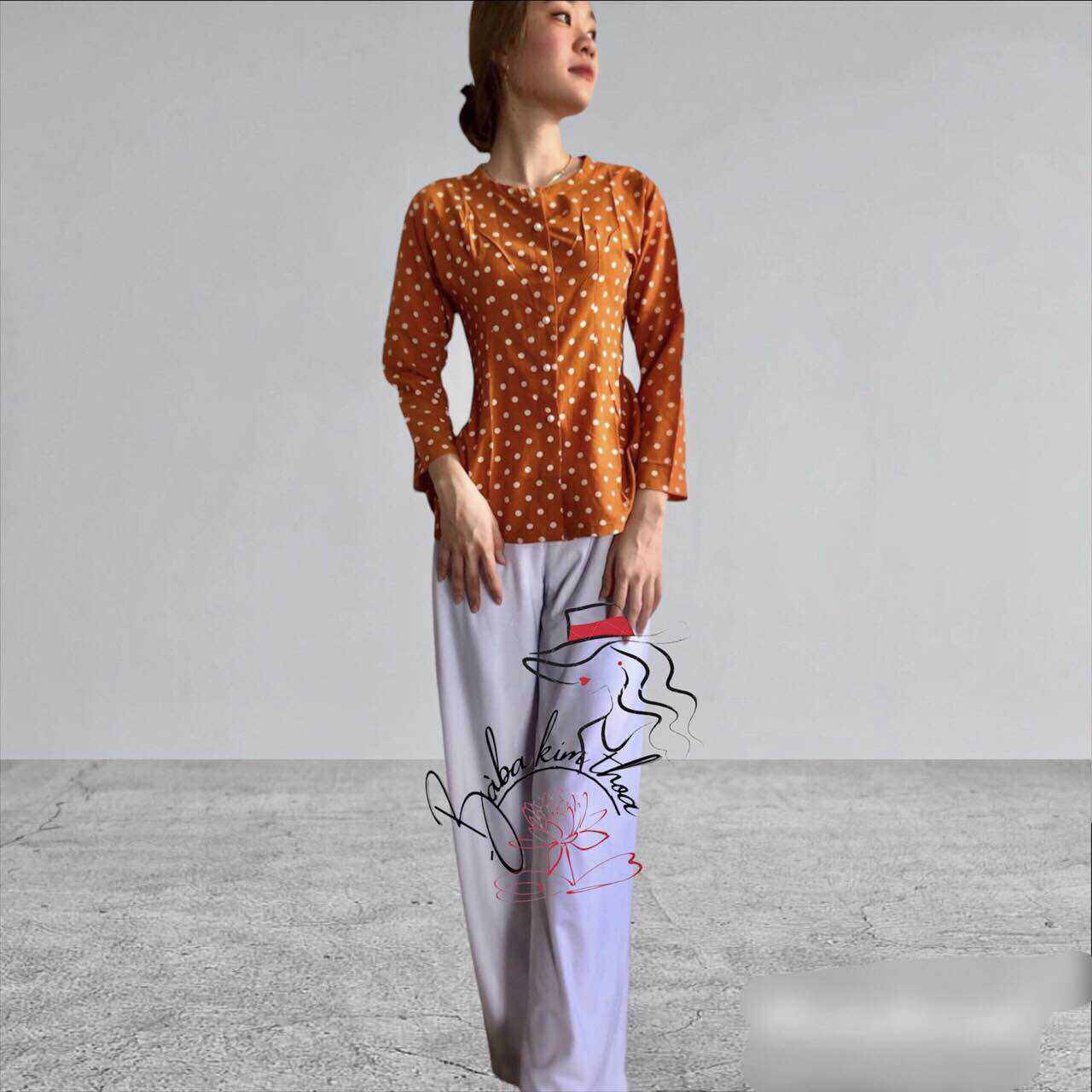 Áo Bà ba nữ đẹp - chất lụa