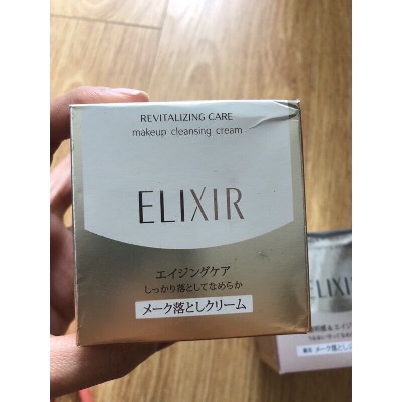 Kem tẩy trang Shiseido elixir white purify cleansing gel cream.