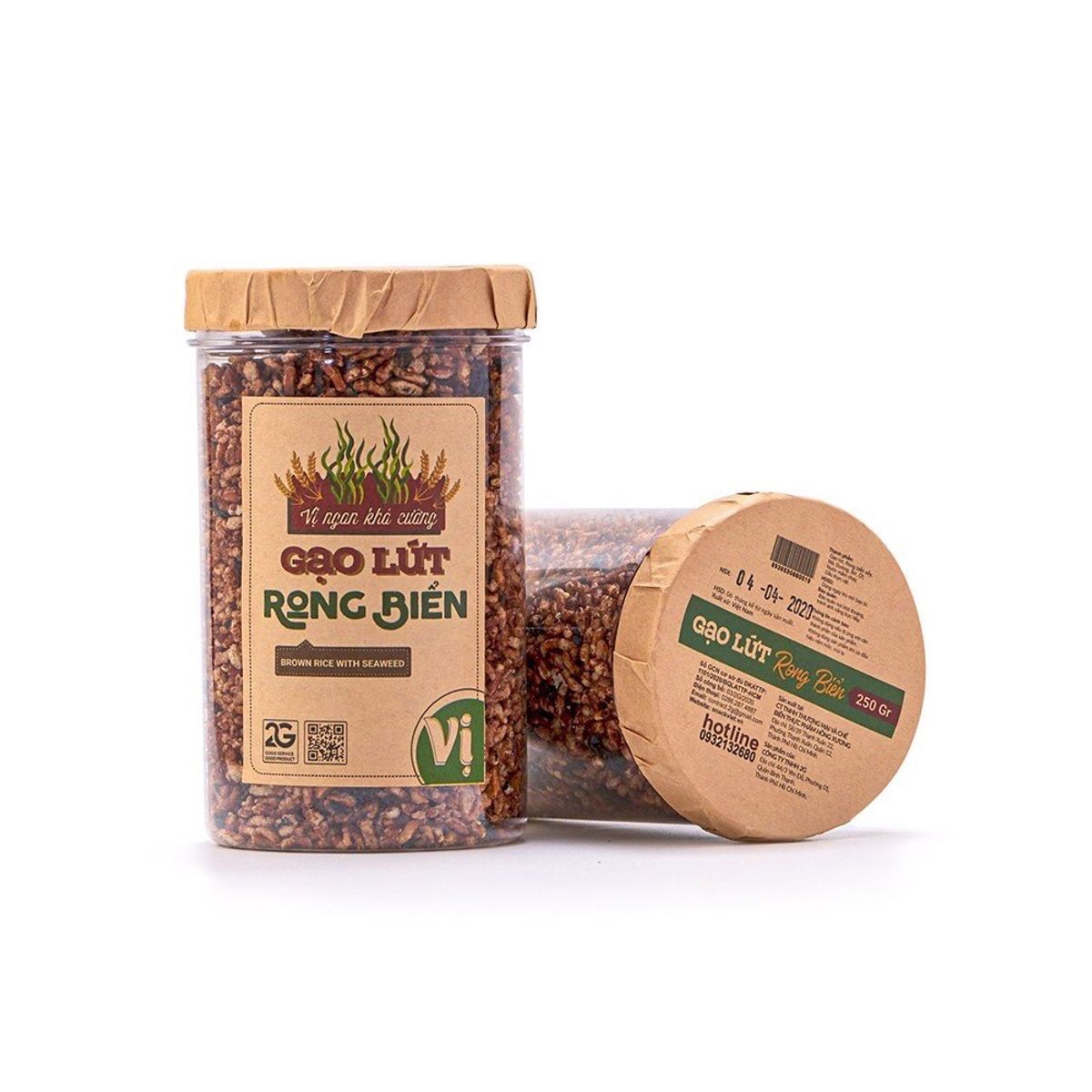 Cơm gạo lứt rong biển 220g