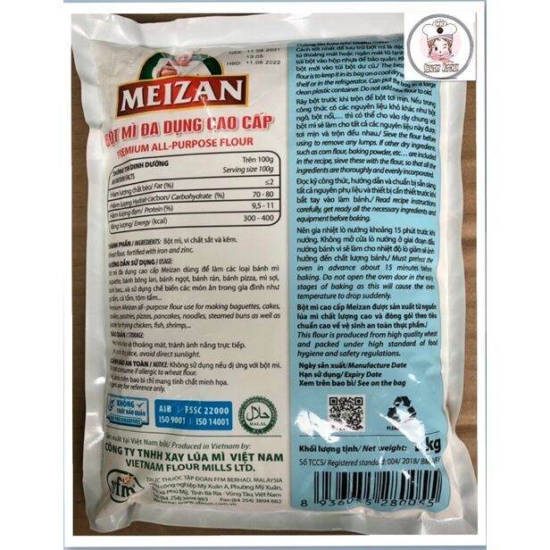 Bột mì đa dụng cao cấp Mezan