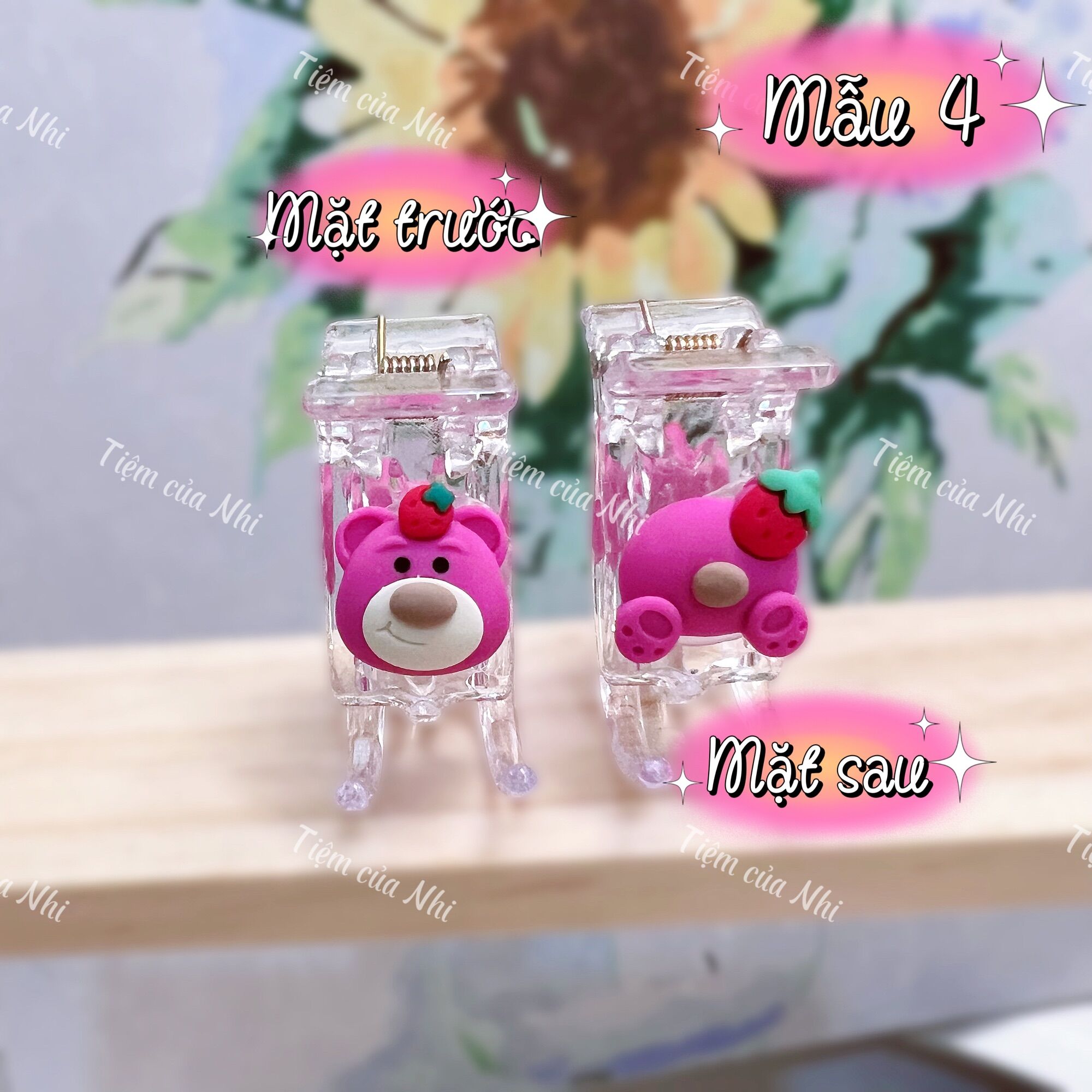 KẸP CÀNG CUA 3 RĂNG GẤU DÂU LOTSO