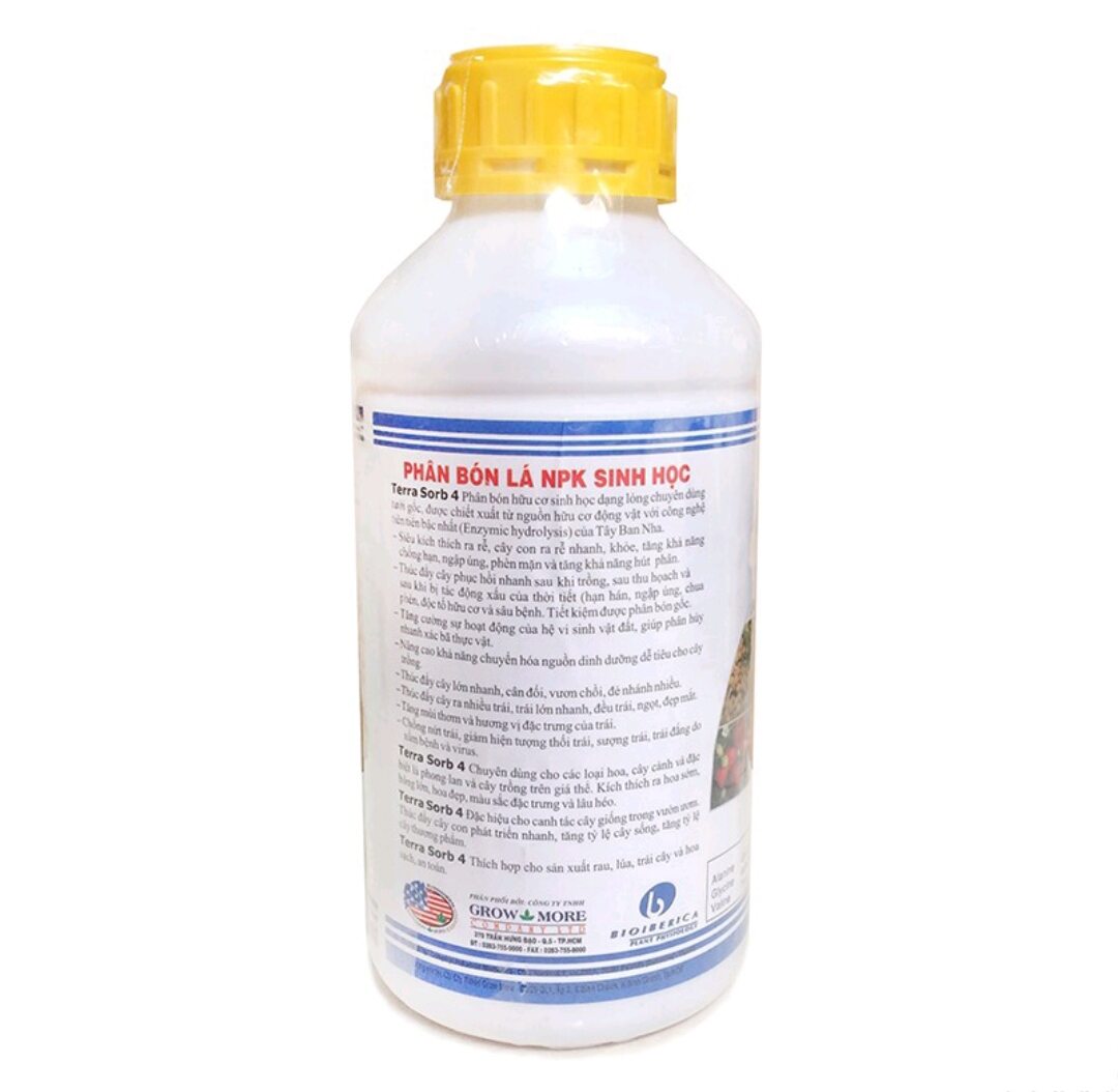 Phân Bón Lá Tera Sorb 4 Siêu Ra Rễ lọ 1 Lít