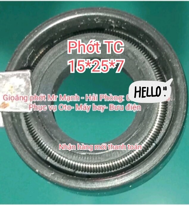 Phớt TC 15x25x7, 15*25*7