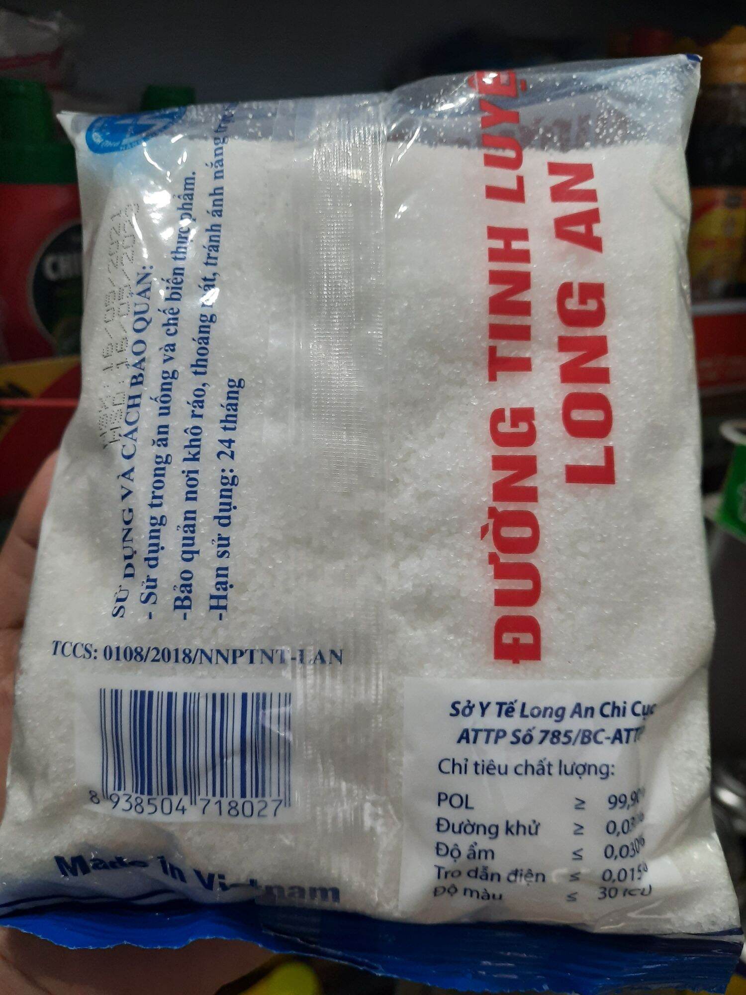 Đường tinh luyện long an (bịch 500g)