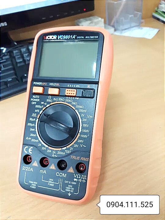 [HCM]Đồng hồ vạn năng VICTOR VC-9801A+