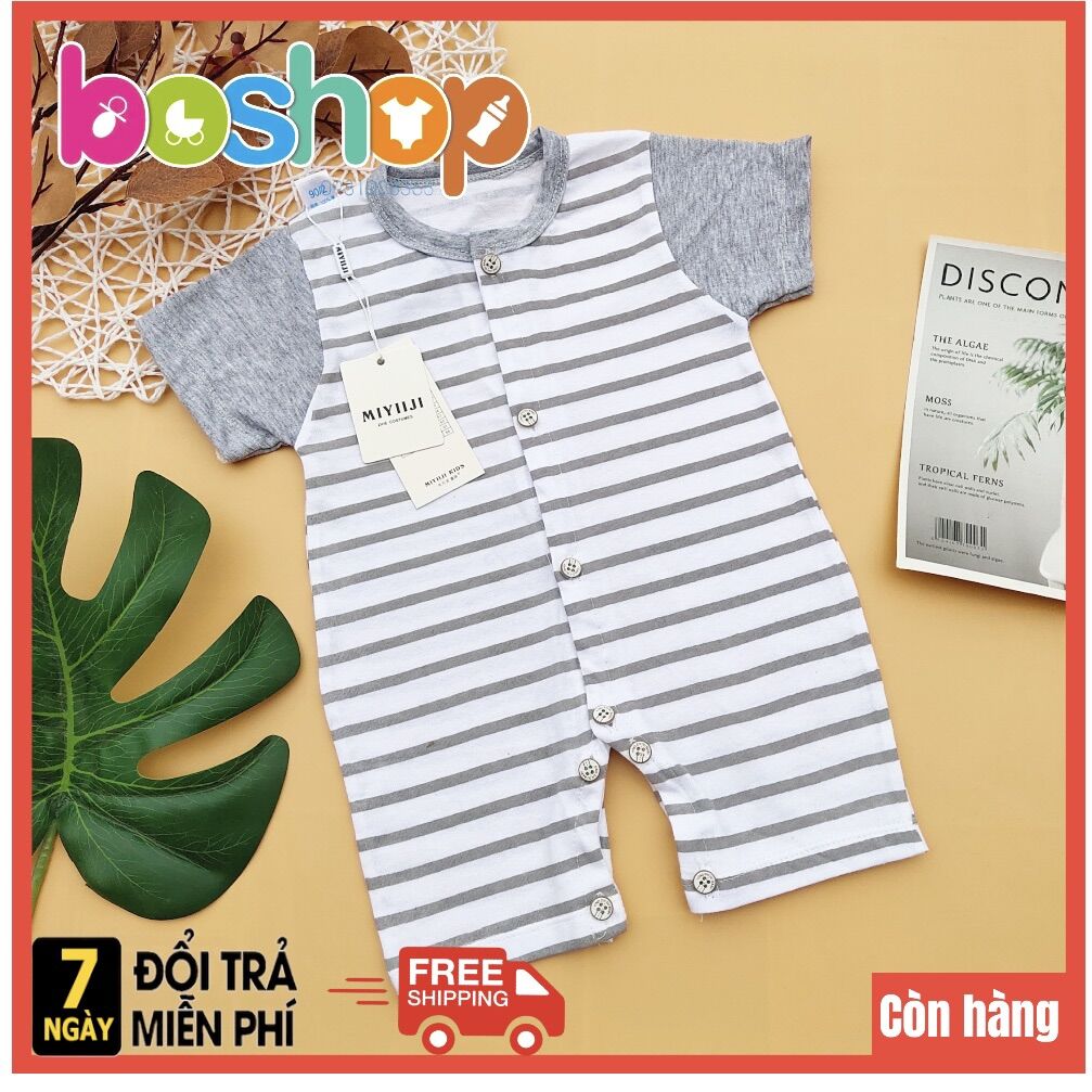 Body cộc cho bé sơ sinh chất cotton đẹp