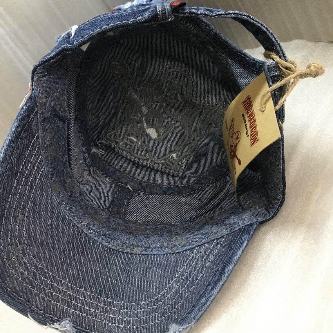 nón ông địa đầu bằng vải Denim