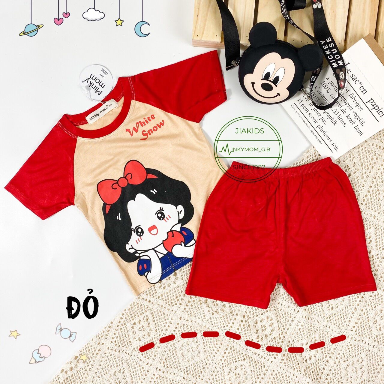 ☘️☘️Bộ Minky mom cộc tay cực xinh☘️☘️