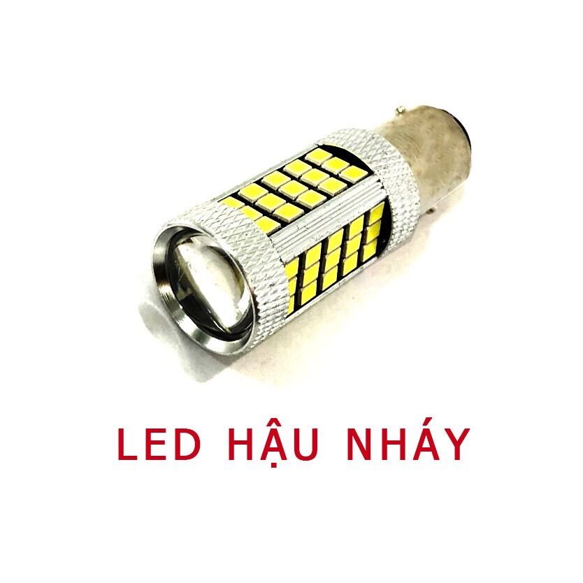 Đèn Hậu Nháy 66 Tim Gắn Xe Máy [ 1 Chiếc ]