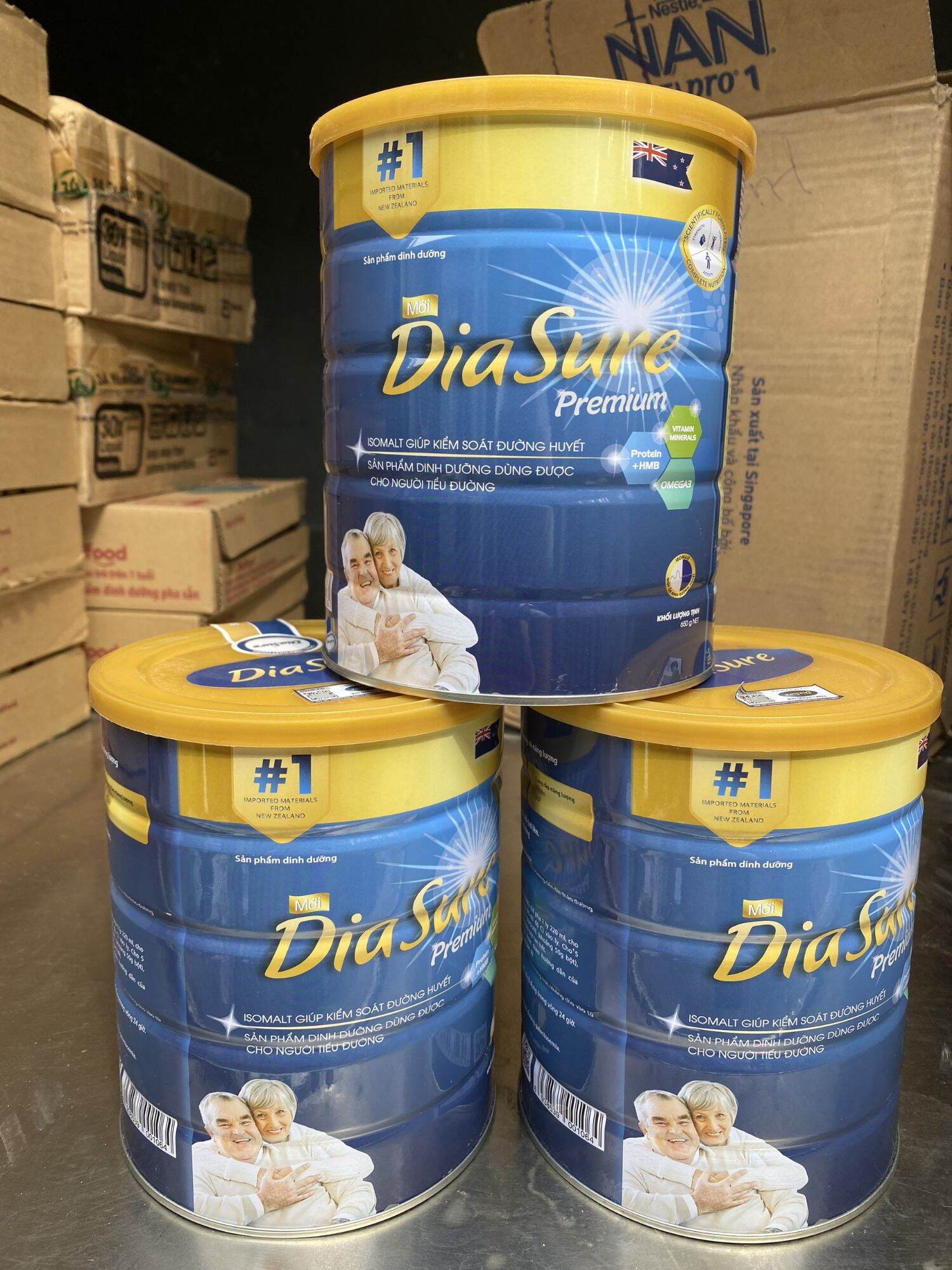 Sữa non Diasure 650g dinh dưỡng cho người tiểu đường