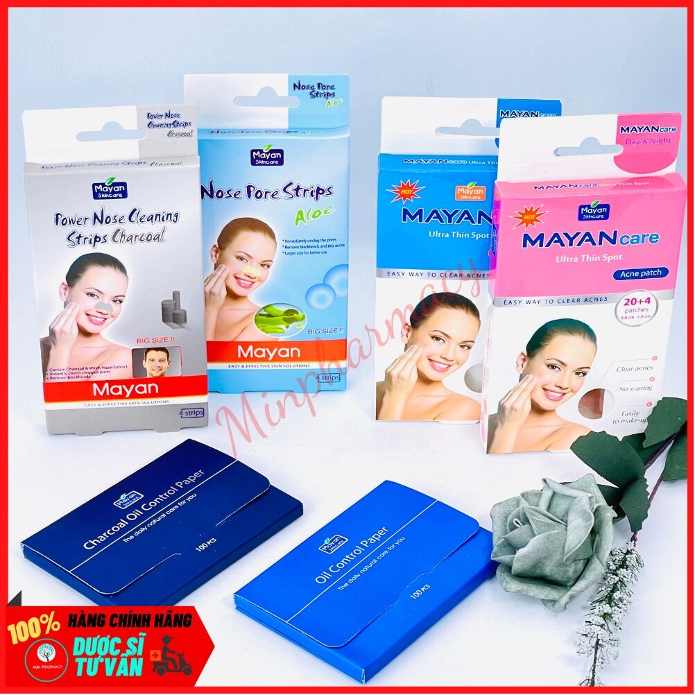 [HCM]MIẾNG DÁN MỤN MAYAN CARE Ultra Thin Spot 24 miếng - Minpharmacy