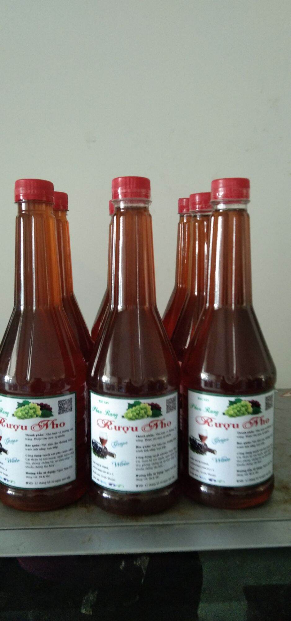 1chai nước Nho Lên Men Phan Rang 750ml