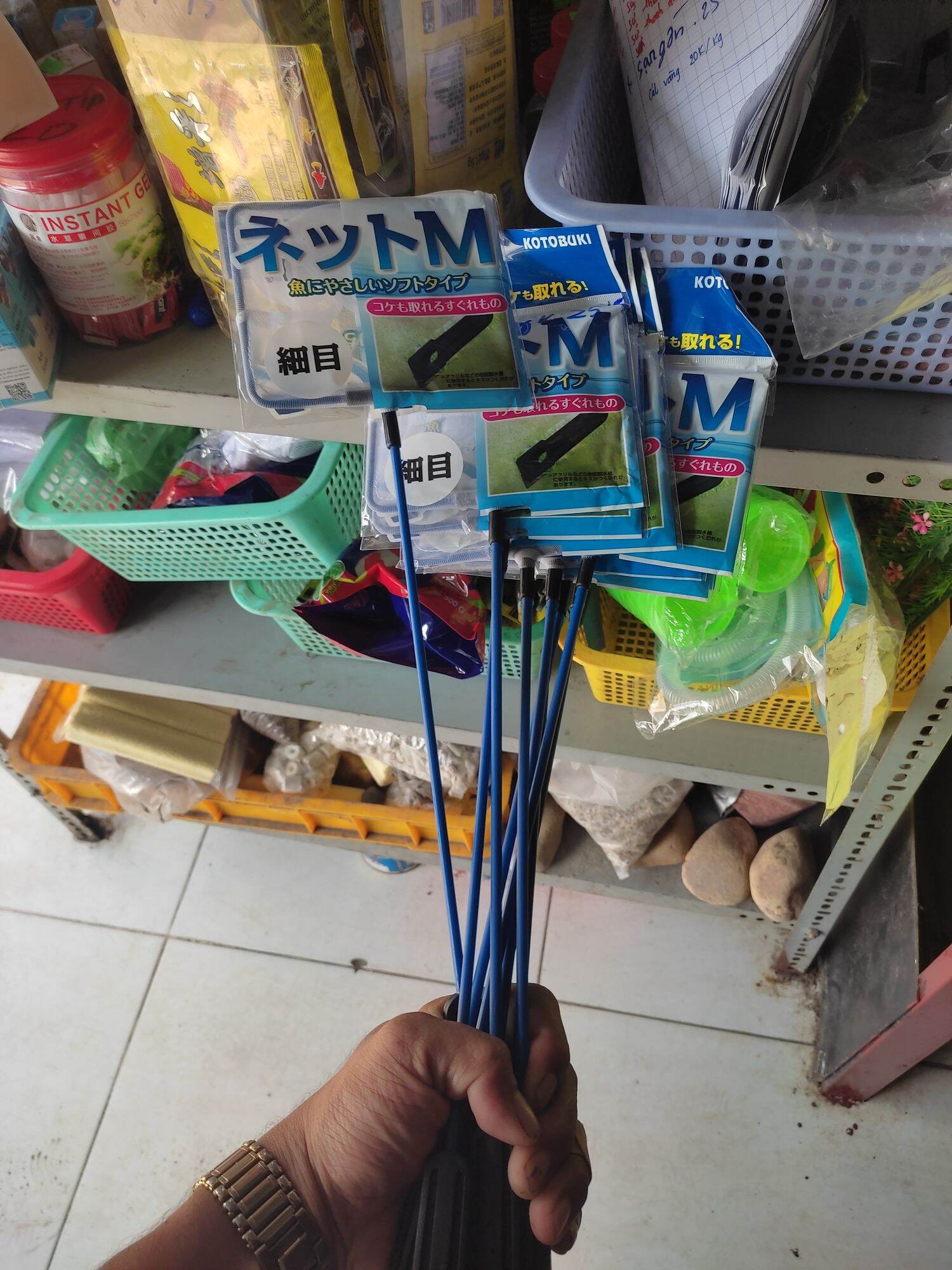 vợt vuông vớt cá .tôm nhỏ gọn