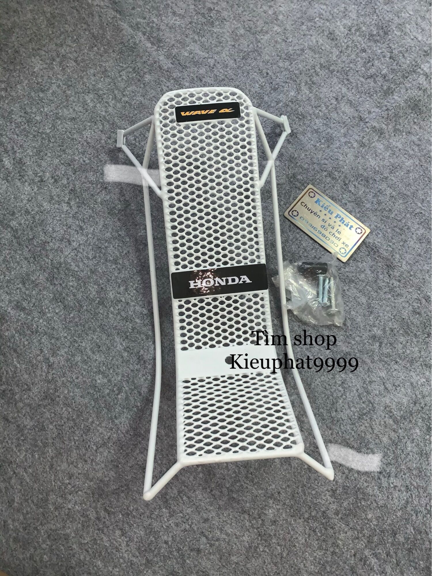 Baga wave lưới thái trắng wave alfa @ 110cc 2017 đến 2021 alfa lớn