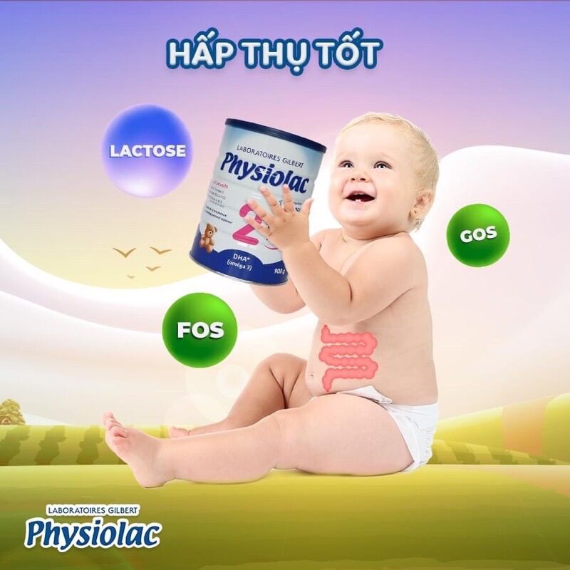 Sữa bột Physiolac số 2, Nhập khẩu nguyên lon từ Pháp