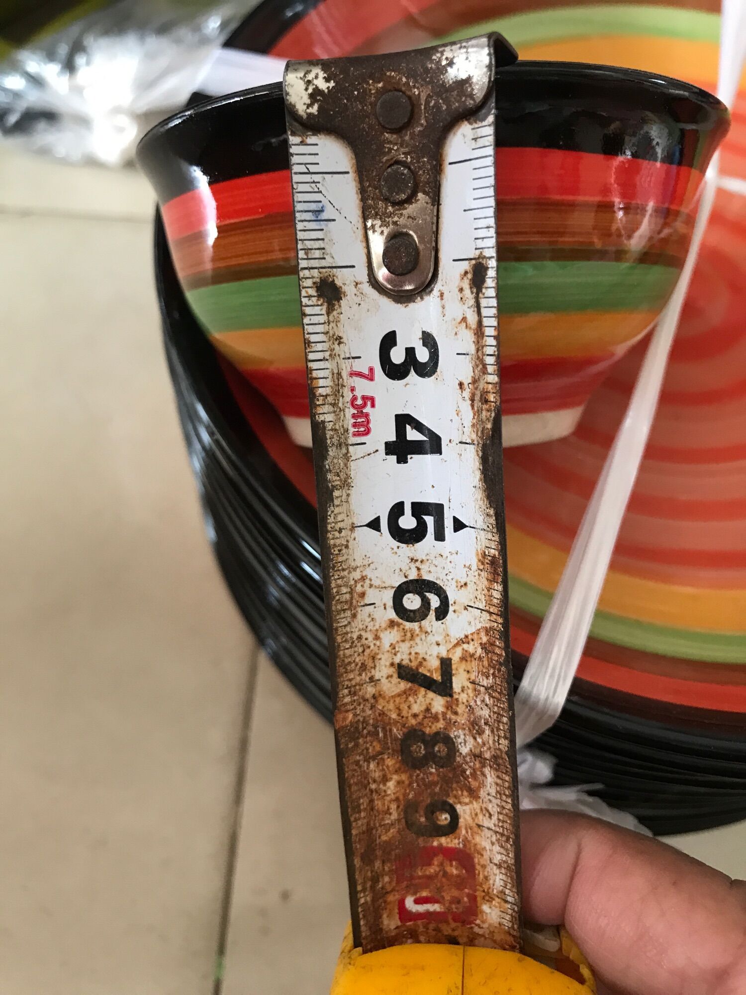 Chén chấm ngũ sắc set 5 cái