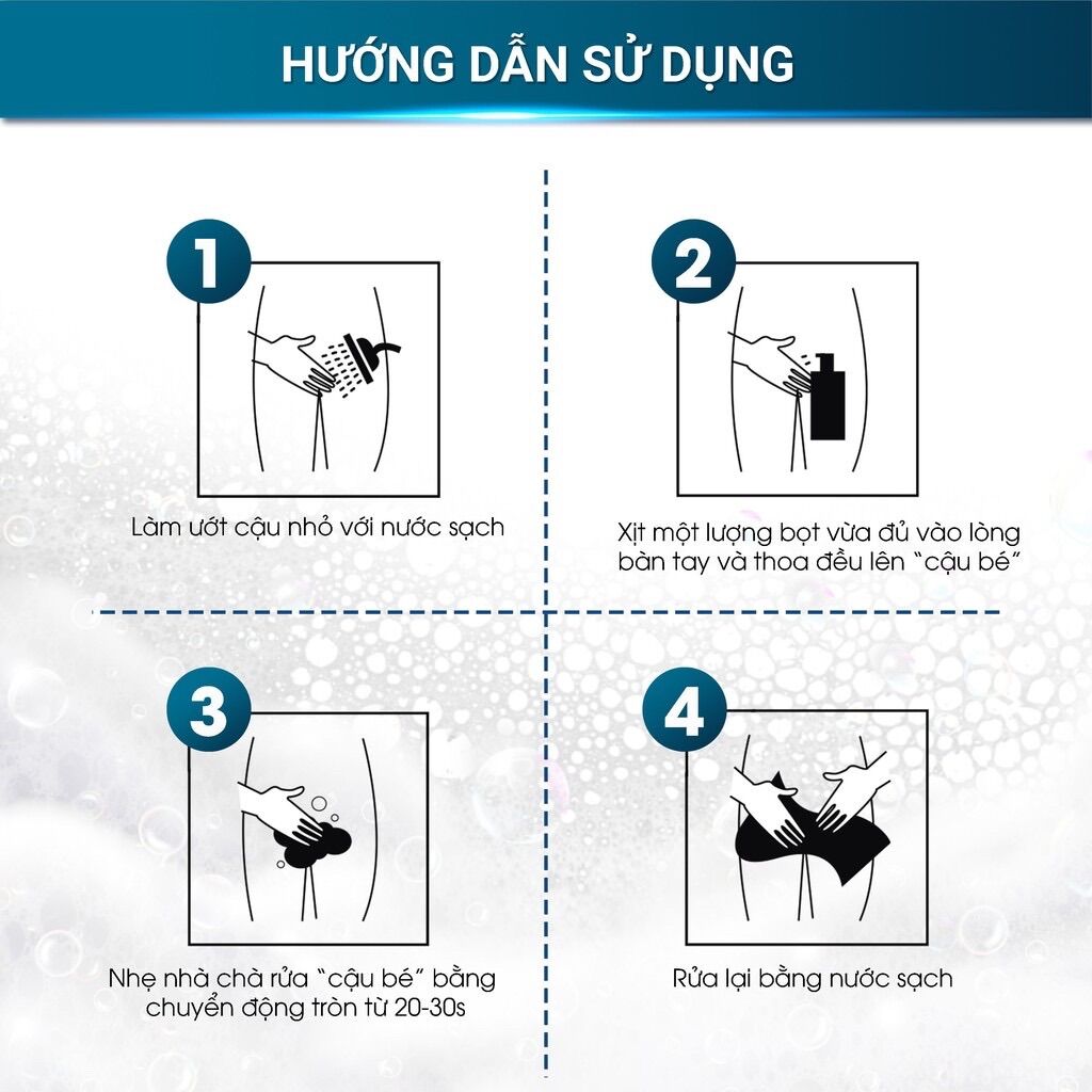Bọt vệ sinh vùng dưới nam giới Oniiz 100ml