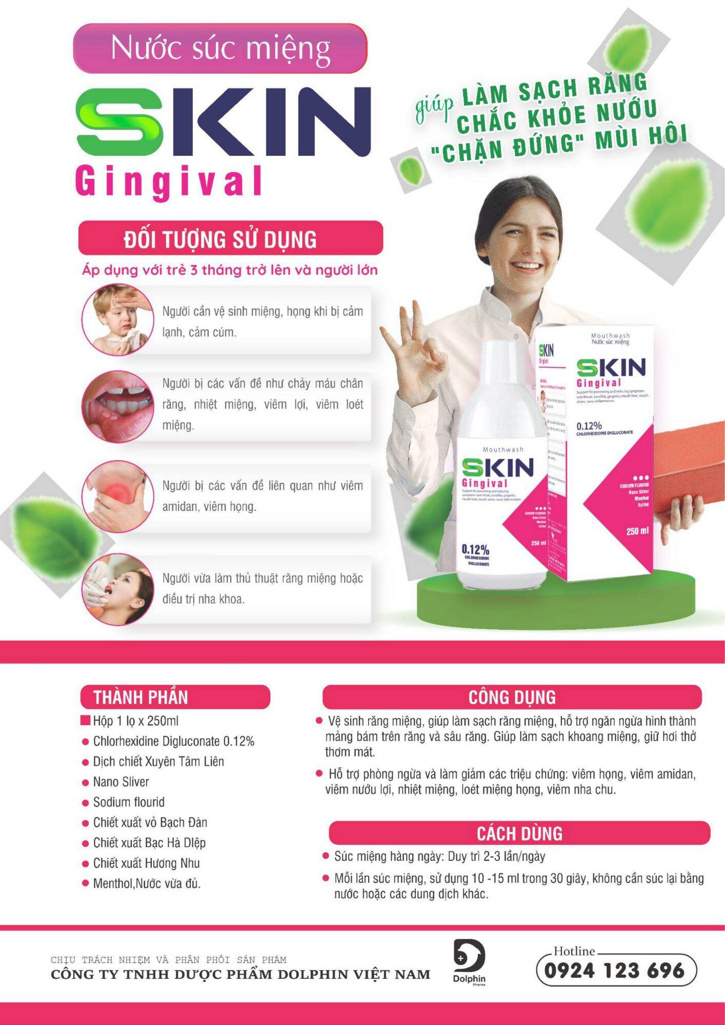 Nước xúc miệng SKIN