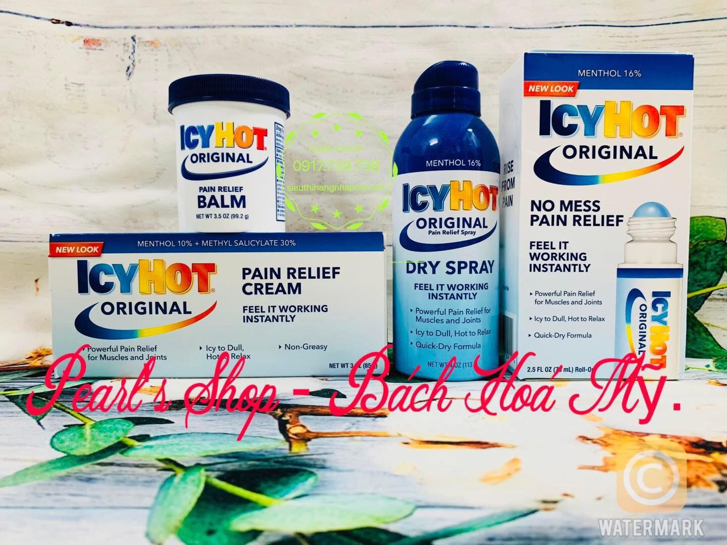 Dầu nóng icy hot mỹ dùng ngoài da giảm đau