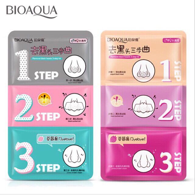 Set lột mụn 3 bước