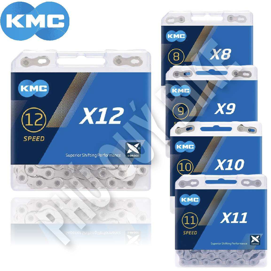 Sên Xích Xe Đạp KMC Đài Loan Hàng Hộp Chính Hãng