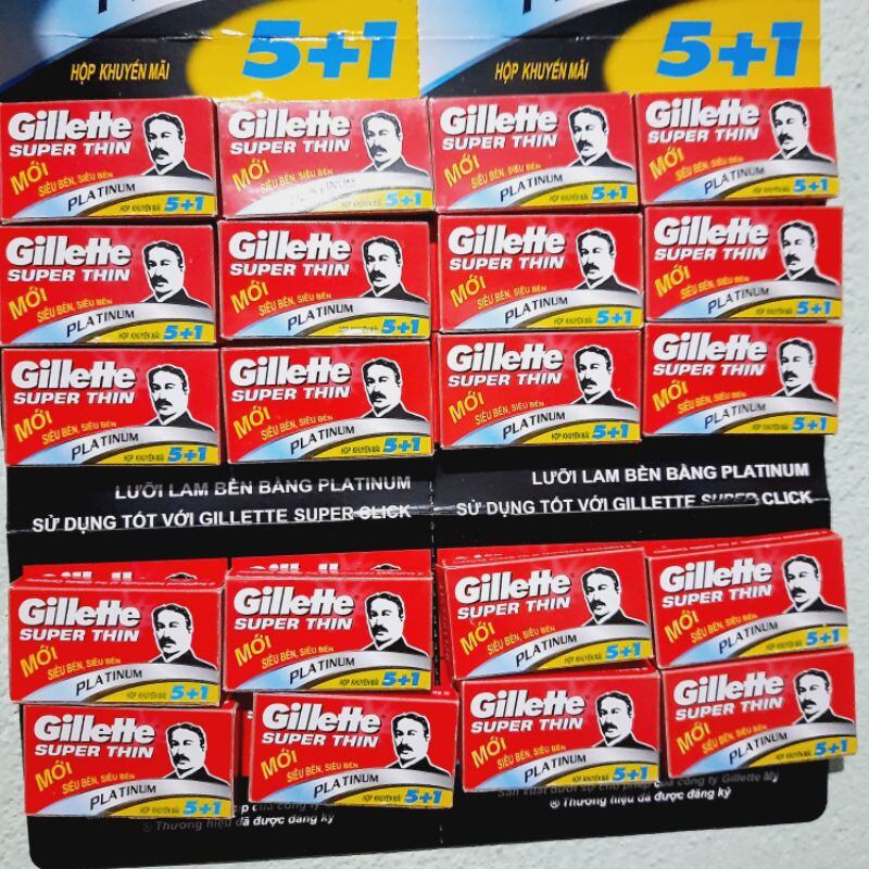 Hộp 6 lưỡi lam Gillette Super Thin