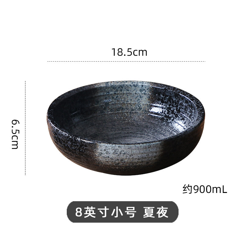 Bát to cá dưa chua, bát canh, bát thịt cá luộc nước gốm sứ gia dụng, bát canh cỡ lớn siêu đặc biệt kiểu nhật, bát mì