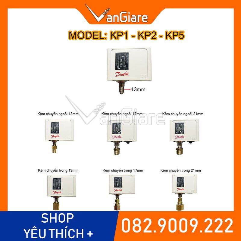 Công tắc áp lực Danfoss KP1 KP2 KP5 KP35 KP36
