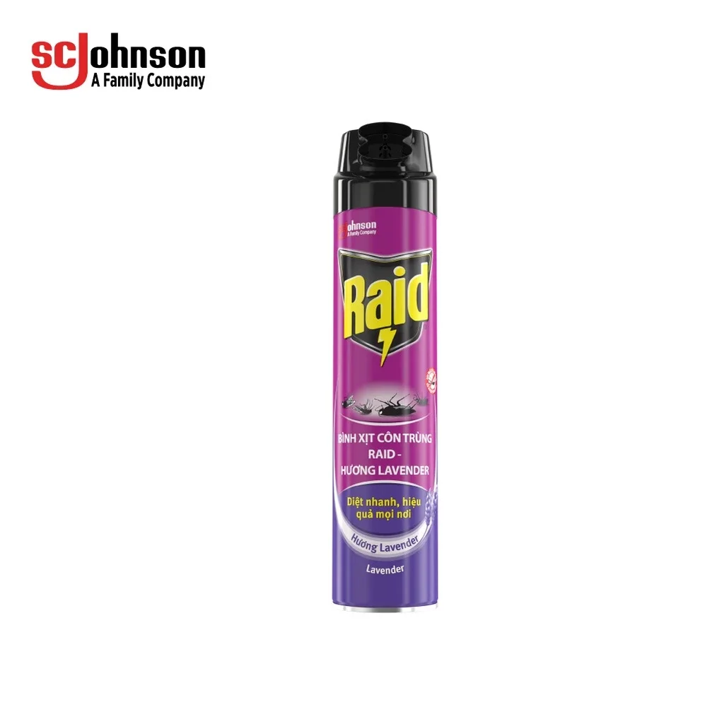 XIT CÔN TRÙNG MUỖI RAID CHANH 520ML