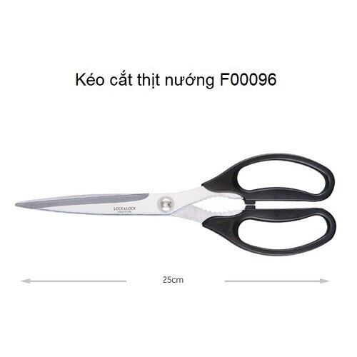 Kéo Cắt Thịt Nướng Lock&Lock F00096 màu Đen