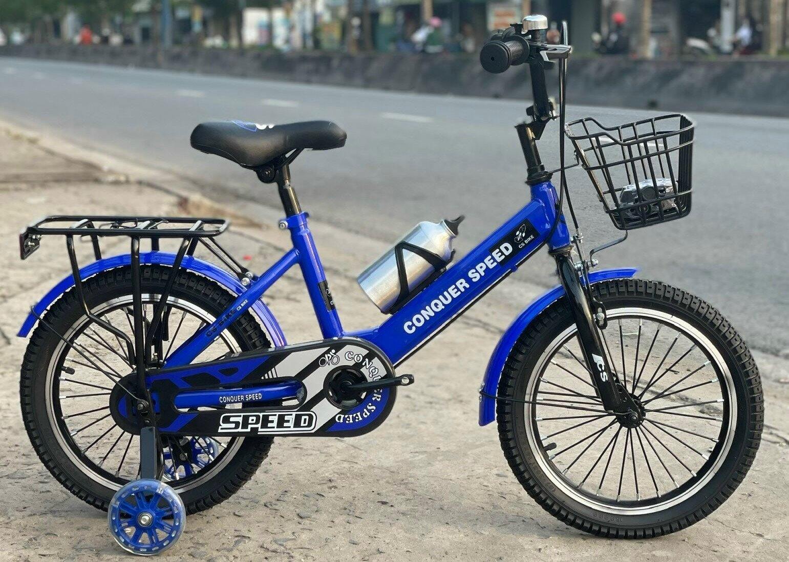 Xe đạp cho bé trai từ 4-7 tuổi bánh 16inch