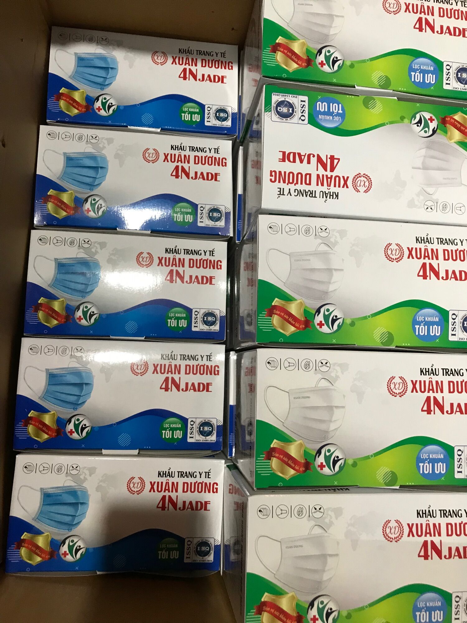 Khẩu trang y tế 4 lớp Xuân Dương