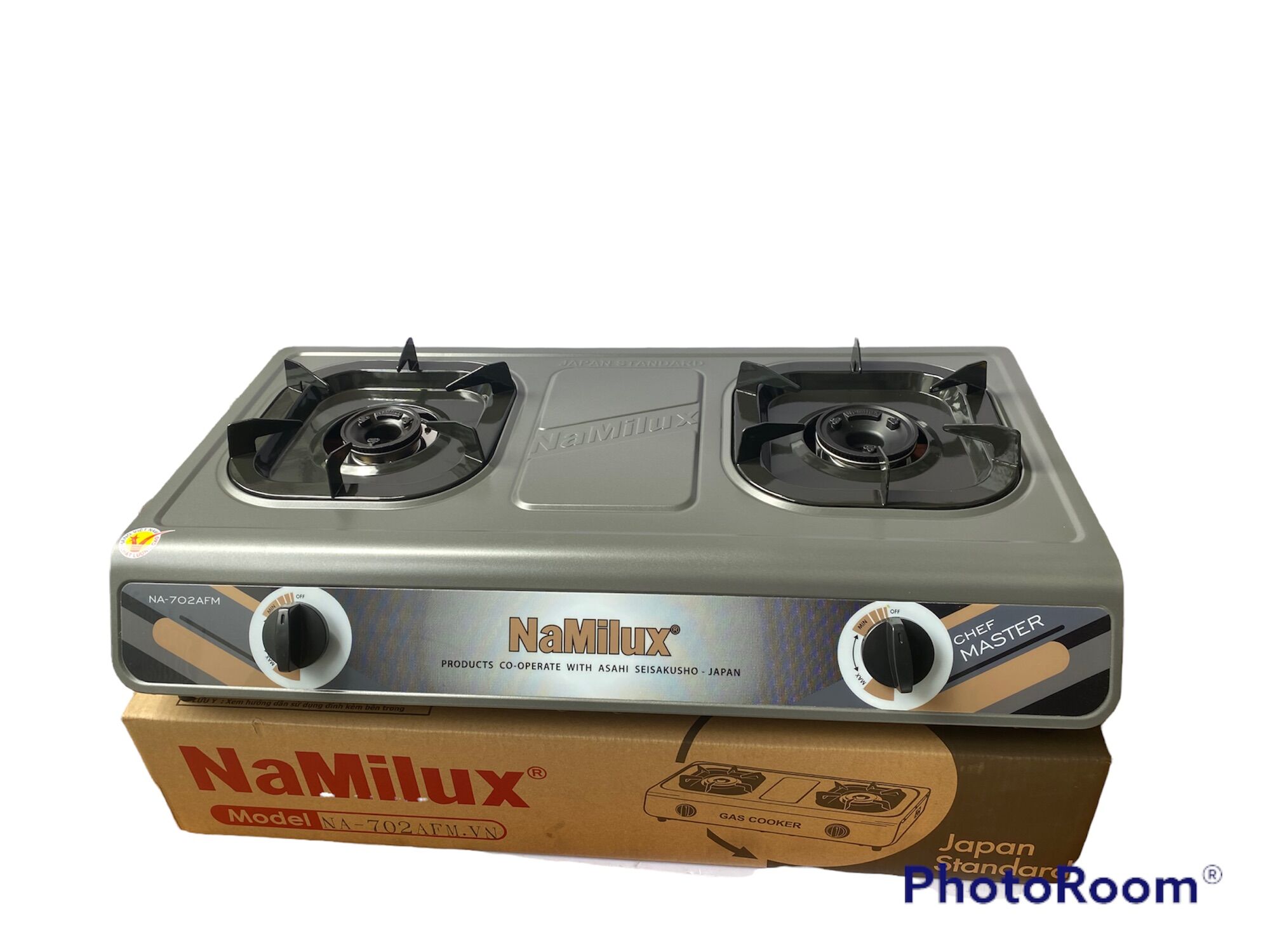 Bếp đôi Namilux dài 70 cm mặt men