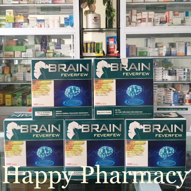 Viên uống bổ não Brain Feverferw,hộp 100 viên
