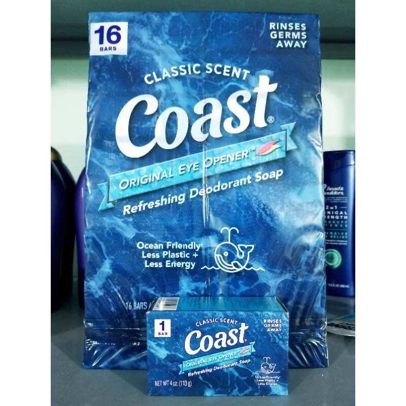 XÀ BÔNG CỤC COAST HÀNG MỸ 113g ( Nguyên Lốc 8 Cục)