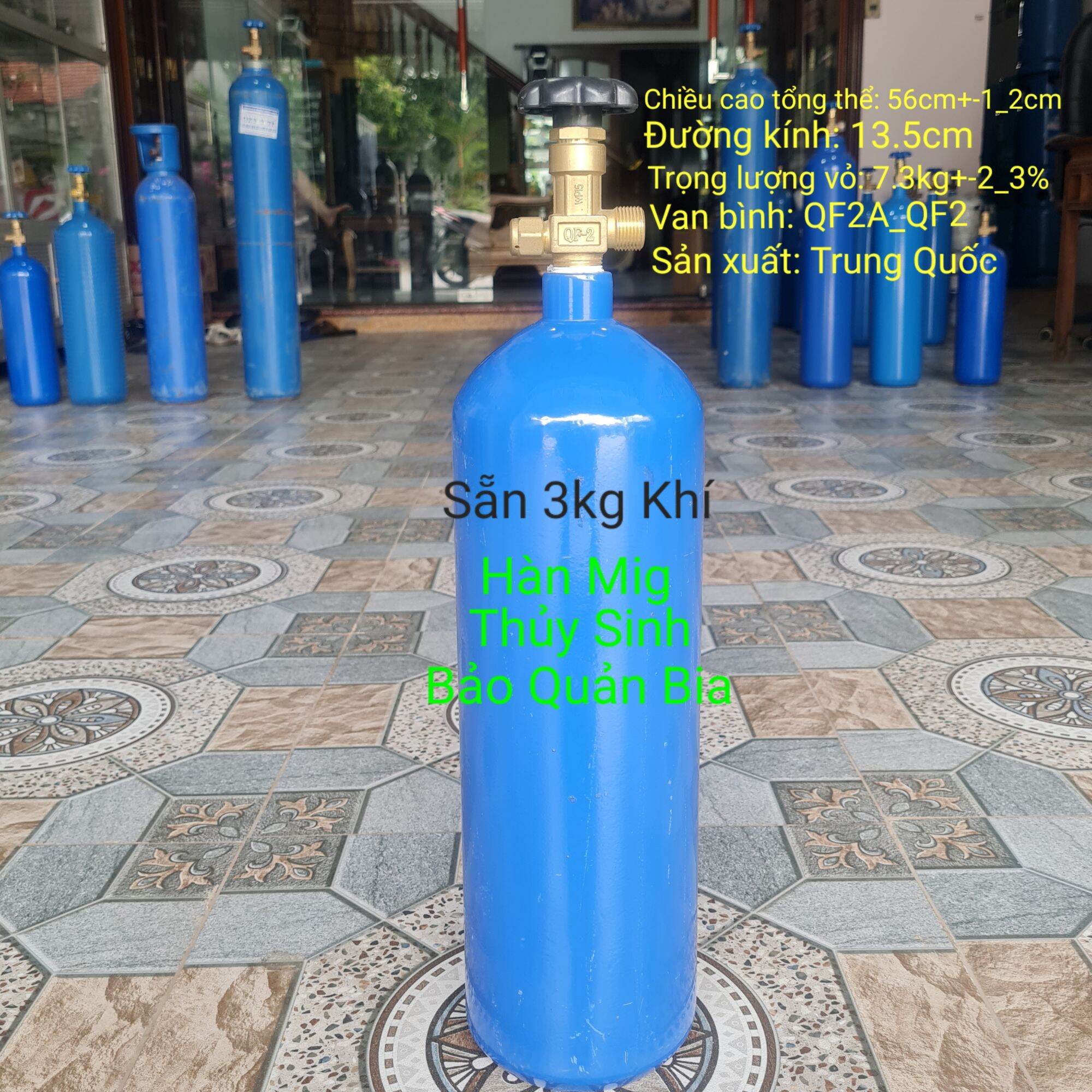Mig Welding Co2 Gas Tank 5 Liters (3kg Co2 Gas)