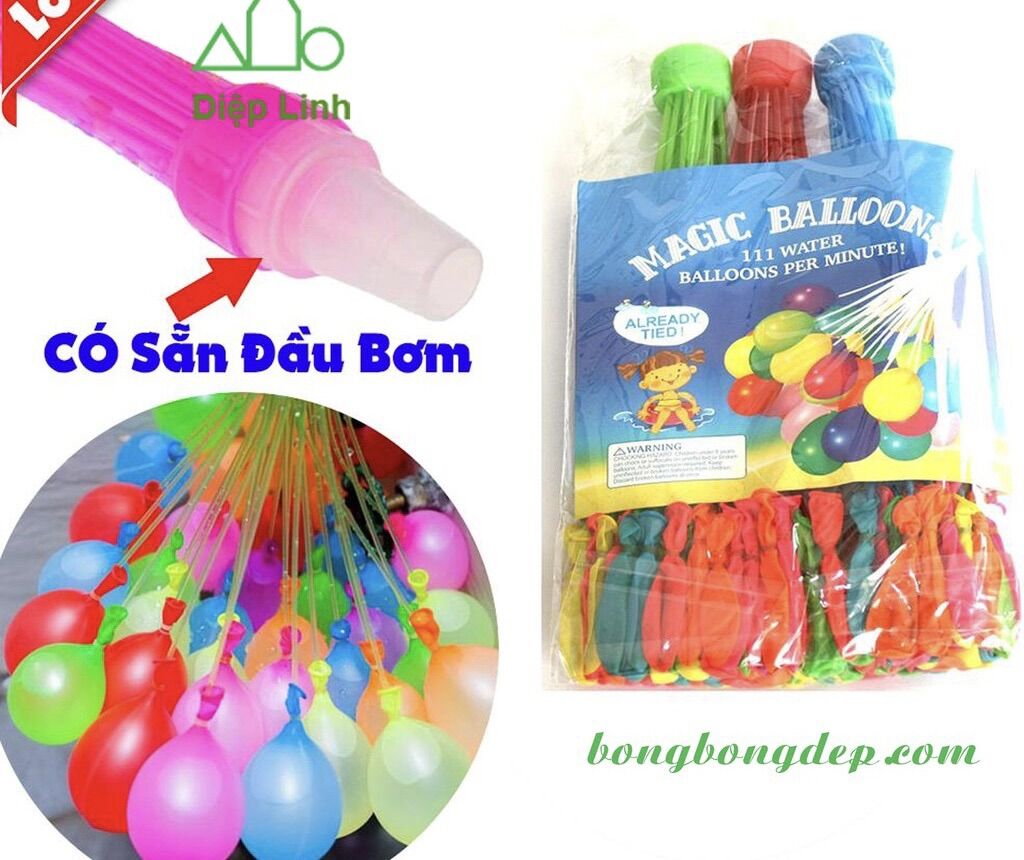 Bóng nước Happy Baby Balloons 111 cái