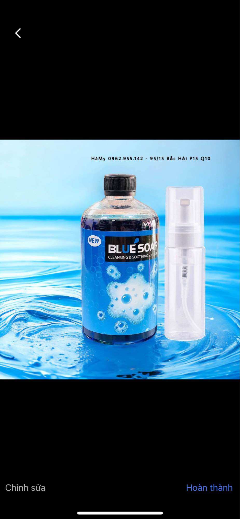 Nước rửa vệ sinh da trước và sau xăm BlueSoap-GreenSoap