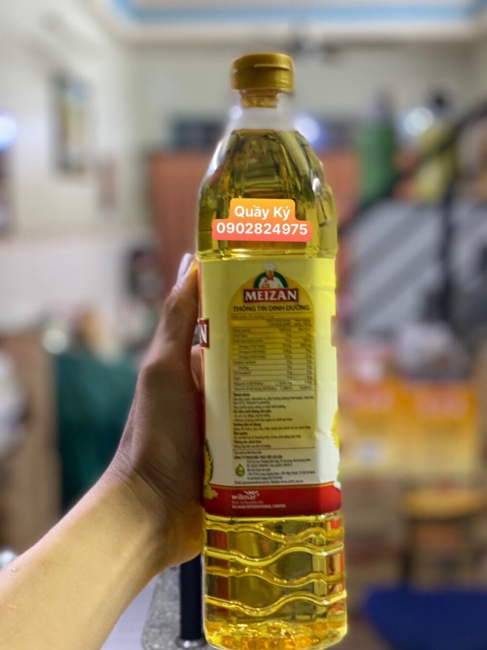 Dầu ăn cao cấp Meizan Gold chai 1 lít