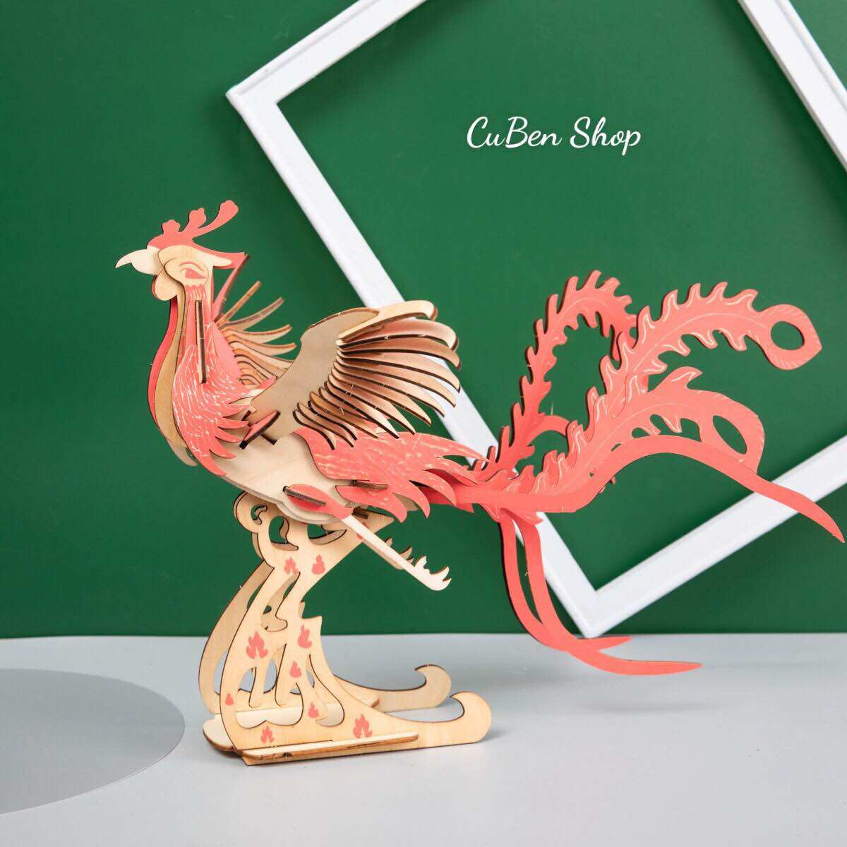 Đồ chơi lắp ghép 3D gỗ - Mô hình Phượng Hoàng- Phoenix