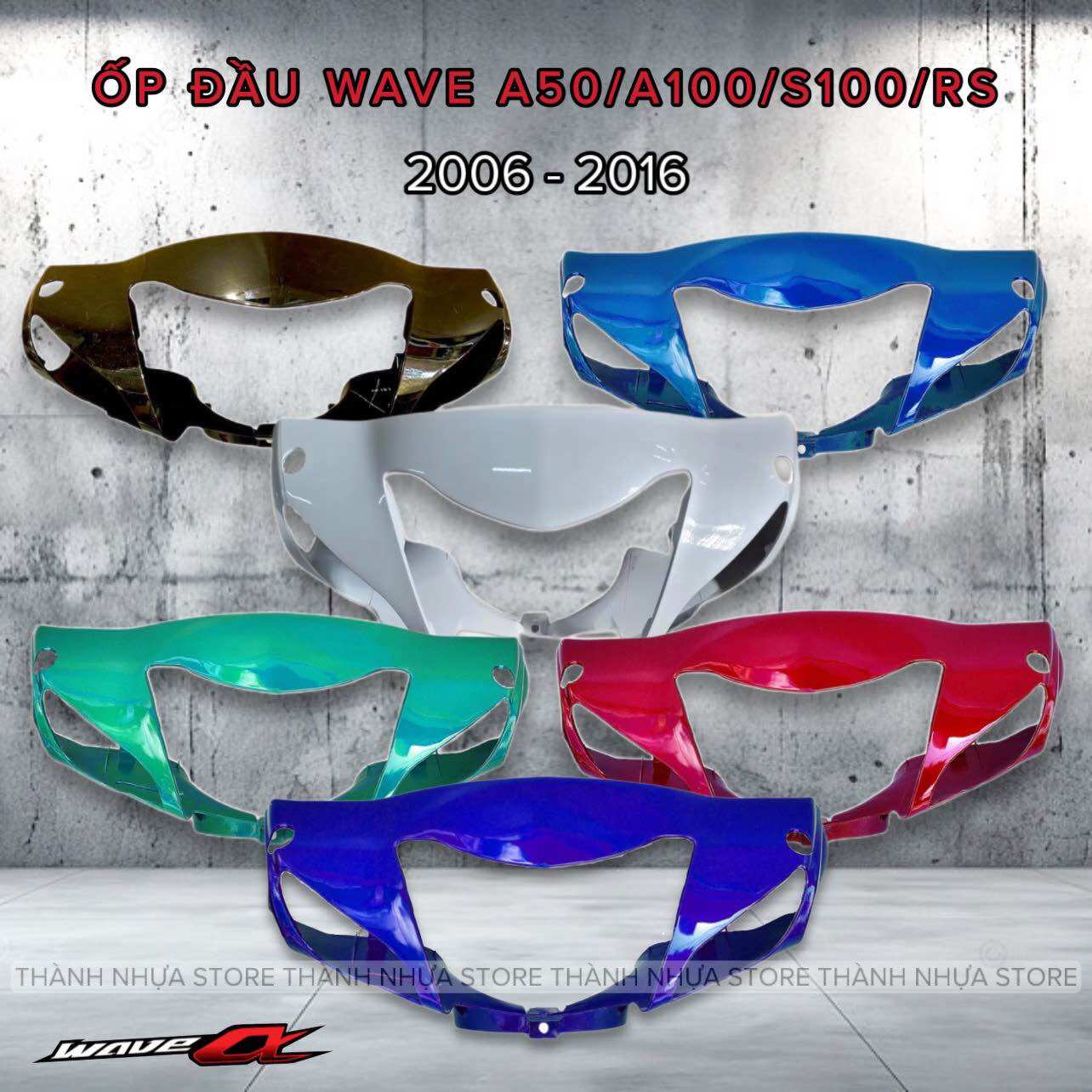 Ốp đầu đèn wave rs - wave a50/a100/s100