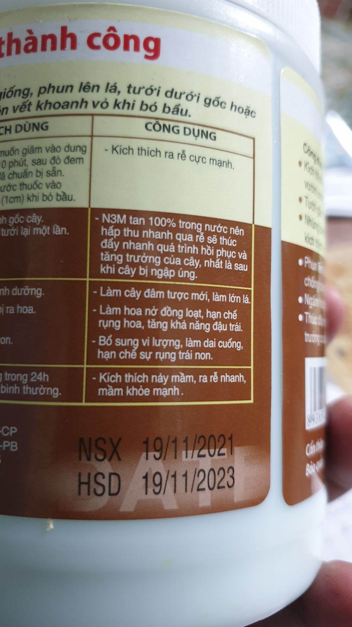 Ra Rễ Cực Mạnh - N3M - 500G