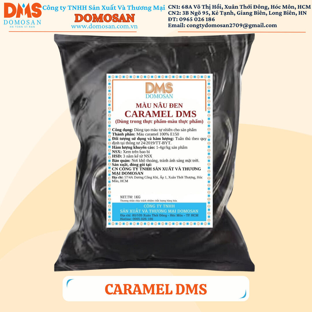 1kg màu caramel- tạo màu nâu đen cho giò bò