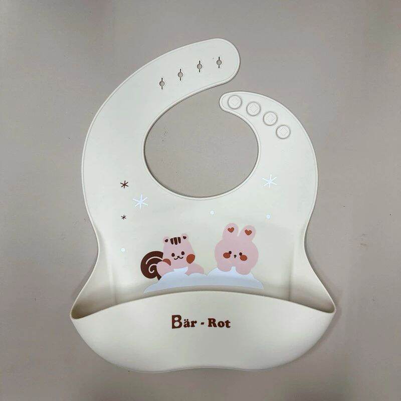Yếm ăn dặm silicon cho bé BarRot