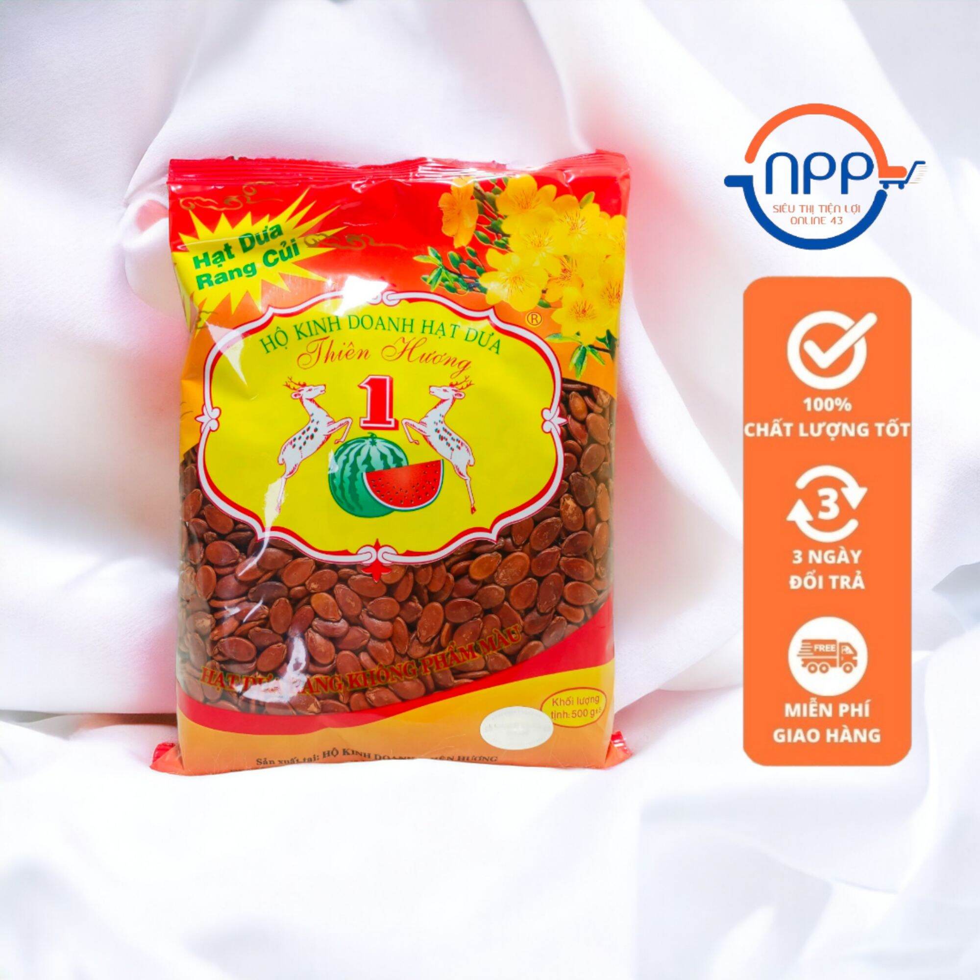 Hạt dưa rang củi Thiên Hương gói 500g