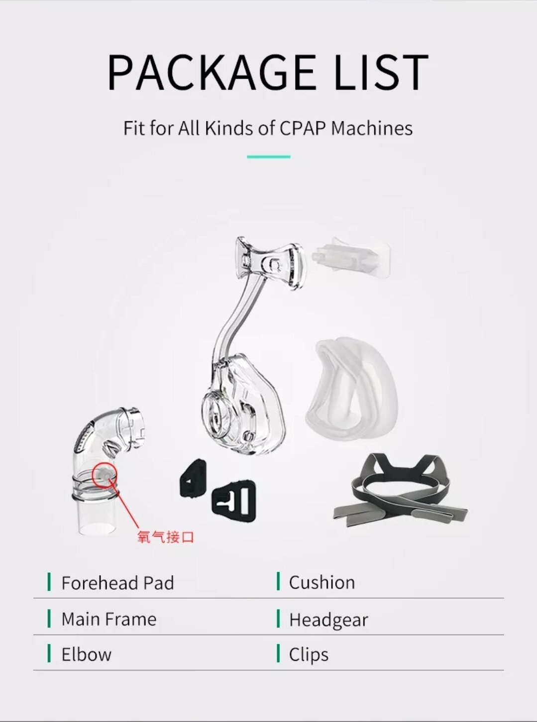 Mặt nạ thở (breathing mask) CPAP BiPAP APAP BMC IVOLVE N2 (NM2)- Ảnh thật
