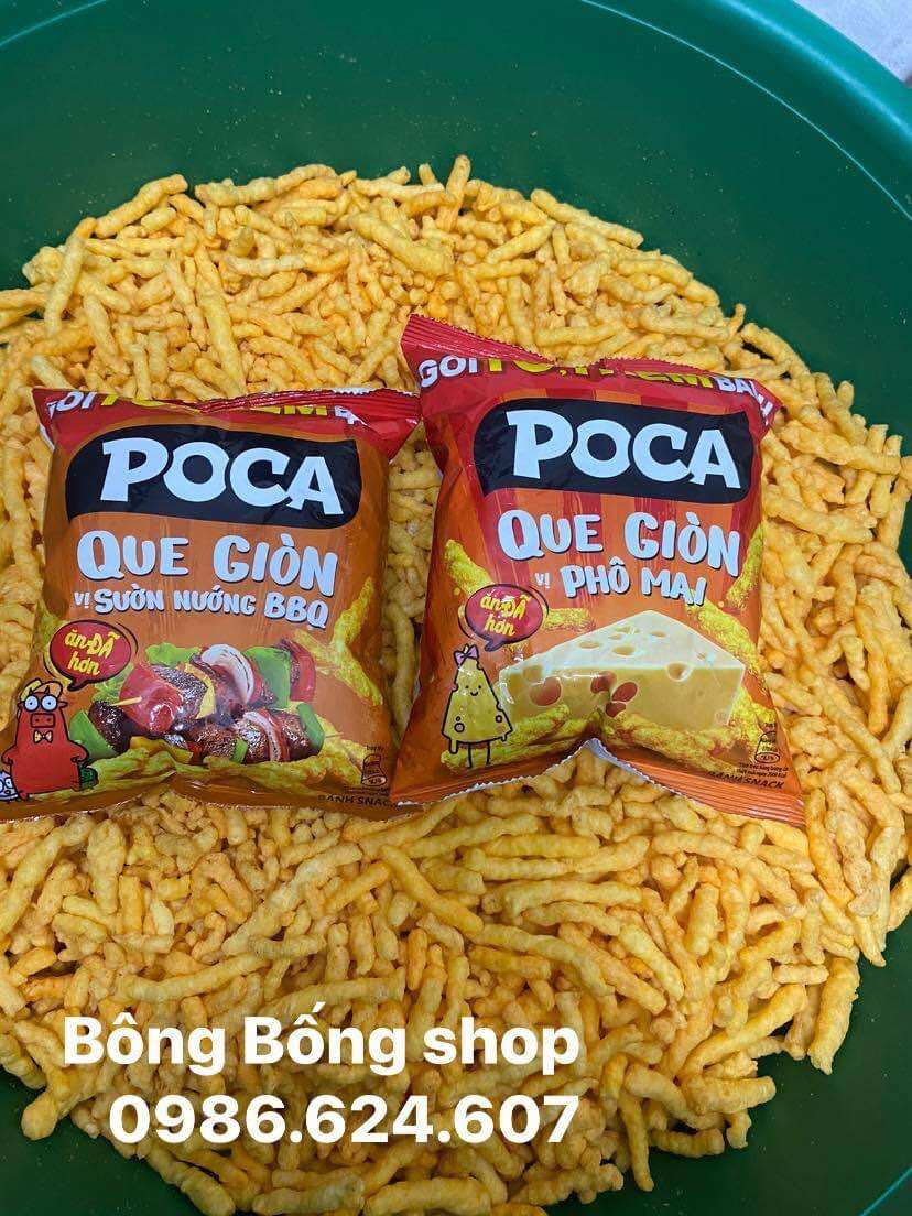1kg snack phô-mai, sườn nướng que giòn poca