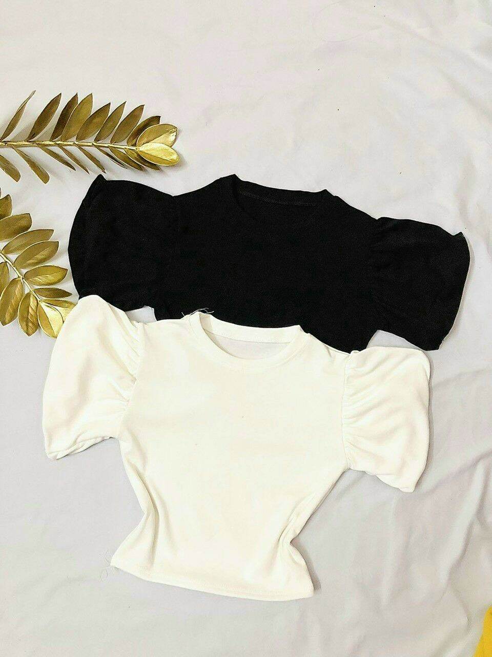 ÁO KIỂU CROPTOP TAY PHỒNG