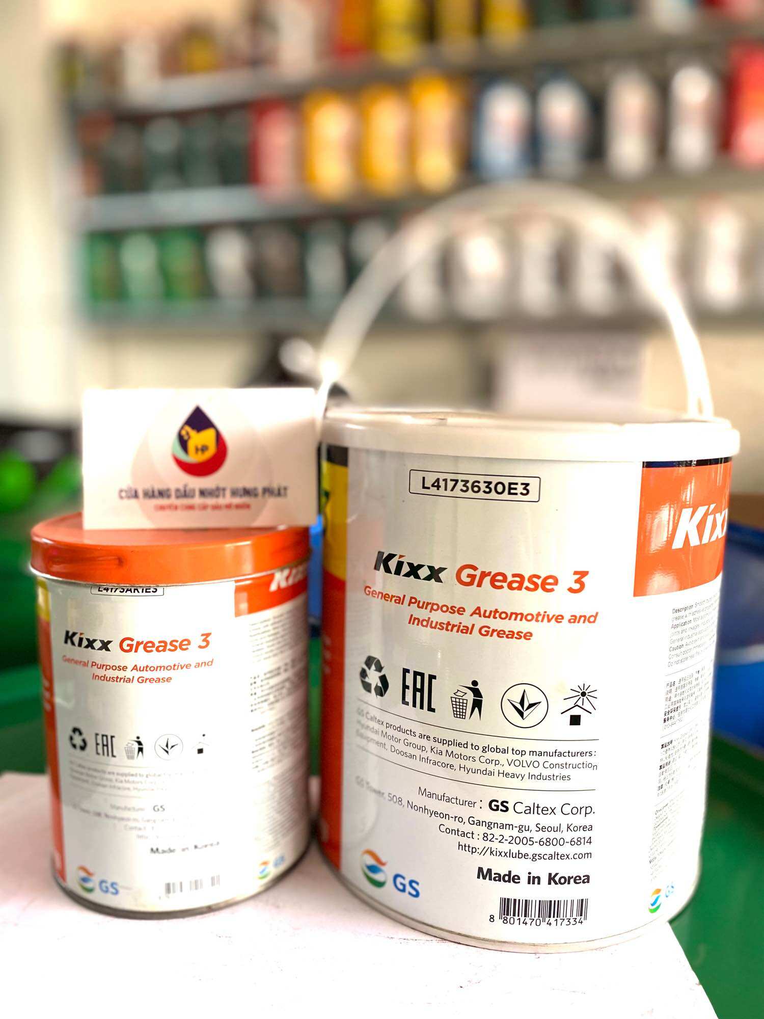 MỠ HÀN QUỐC KIXX GREASE 3 (1kg/3kg)